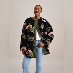 BELLEROSE HAMON JACKET Reversible Floral Quilted Jacket – Size 1 (Small/Medium